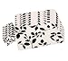 Winner Black & White Floral Print Table Placemats - 6 Piece Dining Mats/Table Mats With 6 Piece Coasters RS.275.00