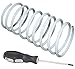 Produktbild SET Ersatz-Spiral-Schlauch weiß / cremeweiss + Werkzeug 1,5 m geeignet für Munddusche Braun Oral-B + Reparaturanleitung per Mail (DIY)