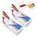 Produktbild 2pcs 550mAh LiPo Akku 3S 80C 11,1 V XT30 JST Anschluss für FPV Racing Drone