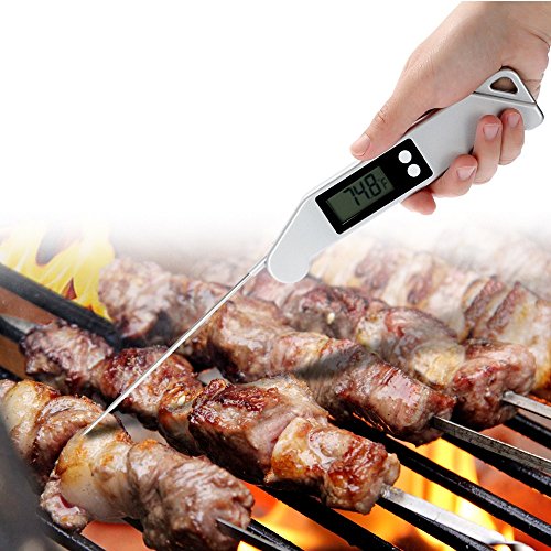 MagiDeal Digital Klapp Küche Einstichthermometer Temperatur Messgerät Hausgebrauch - 2