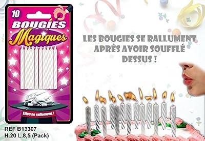 Bougies d'Anniversaire Magiques - Elles se rallument