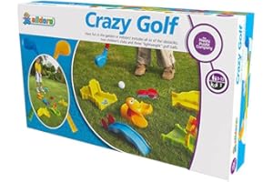 The Happy Puzzle Company | Children's Garden Crazy Golf - Play up to 6 Obstacles in your Own Garden | Outdoor Kids Games - Learn Spatial Awareness & Visual Perception Skills - Garden Games - Ages 3+