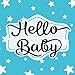 Produktbild Hello Baby: Baby Shower Guestbook - Space for Photos - Adorable Blue Stars (Adorable Sign In Guest Books & Memory Keepsake, Band 1)