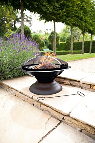 RedFire Moda enamelled firepit, schwarz, 61x61x44 cm, 85012 - 3