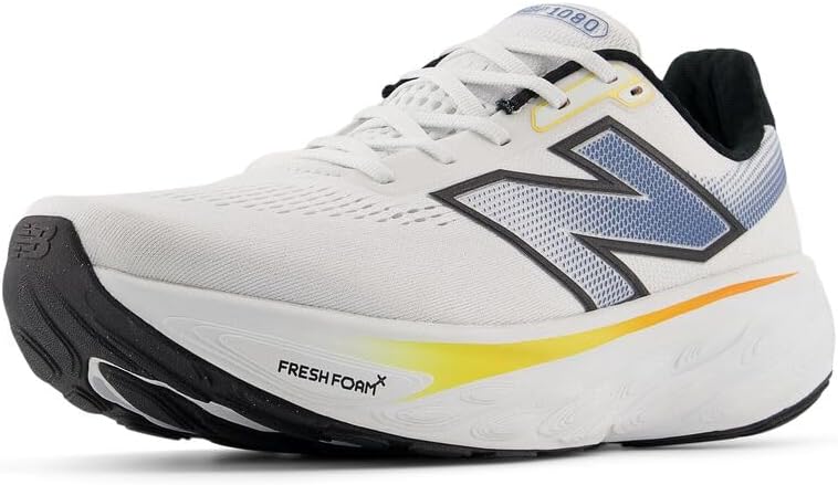New Balance Fresh Foam X 1080 V14 - Tenis de Correr para Hombre, Clementina/Angora/Cemento Negro
