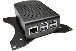 Digitalkey Case Alloy pour Raspberry Pi 5 - Boîtier en aluminium avec supports VESA 100x100 avec ventilateur