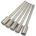 Produktbild wishfive 5 x Universal 3 mm Schaft 6 mm Kopf Diamant-Grat Datei für Dremel