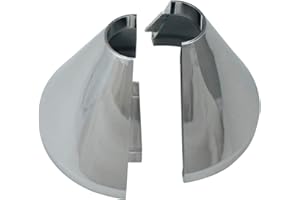 Plumb Pak K857-20 Clip on Deep Flange Cover for 1/2 in. Copper Pipe, Silver