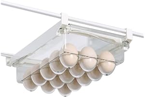 MLordoarf Retráctil Cajones De Frigorífico Transparentes, Cajón de Organización para Nevera, Organizador Cajón Nevera Extraíble, Organizador Nevera Transparente para Huevos Fruta