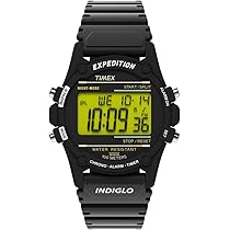 Timex Men's T5K463 Expedition Atlantis 40mm Black Resin