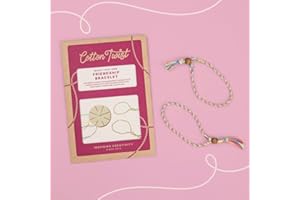 COTTON TWIST Kids Friendship Bracelets Making Craft Kit - Unisex Children Creative Beading Jewellery Designing DIY Play Set - Single Unit