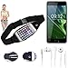 Produktbild Bauchtasche Gürteltasche für ACER Liquid Z6 Plus, schwarz + Kopfhörer. Sport Running Jogging Fitness Laufen Umhängetasche Exercise Schutzhülle - K-S-Trade (TM)