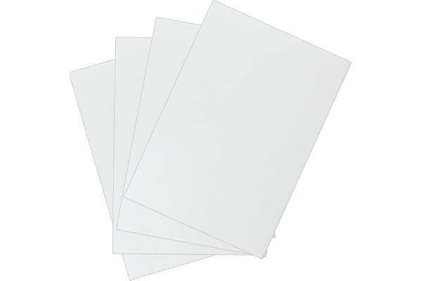 4 st keramiskt fiberpapper - isoleringspackningsmaterial for ugnar, spisar och värmepannor(T: 4mm)