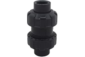 OEMCLIMA Pool Ball Valve Swimming Pool Non Return Valve Water PVC Check Valve Anti Return Valve (Internal Diameter 32mm)