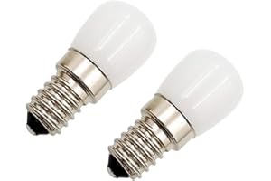 ShuoHui 2 x 230 V AC 3 W 3000 K E14 mini żarówka LED do maszyny do szycia, lodówki, żarówki, żarówki, żarówki, 2 szt