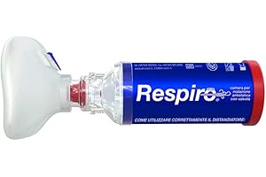 Envicon Respiro camera per inalazione antistatica con valvola e mascherina pediatrica 3-4 anni Medical