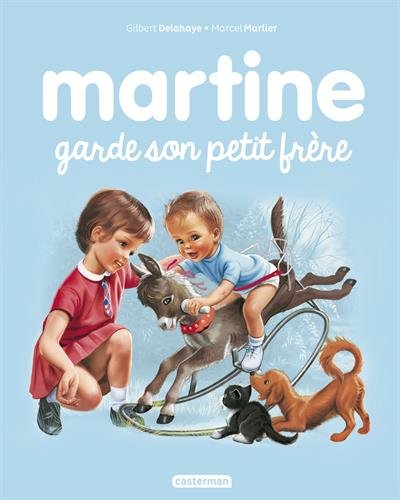 couverture de : Martine garde son petit fr&egrave;re