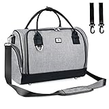 Sac à Langer Bandoulière Bebe Grande capacité Cuir Oxford Maman Papa Gris Clair