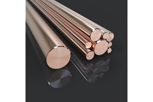 JD Multi Metals - Copper Round Bar Rod - Cheapest Around 4.76mm Upto 100mm Diameter and Various Lengths, Copper, 10mm x 1000mm