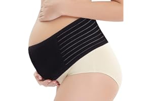 WANYI Ceinture Femme Enceinte 120CM Ceinture Grossesse de Soutien Lombaire et Abdominal-Ceinture de Maternité Soutien pour Nouvelle Mère Avant et Après Naissance Dimniuer la Douleur