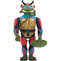 Super7 Teenage Mutant Ninja Turtles Actionfigur – Michelangelo Sewer Surfer, 9,5 Cm Sammlerfigur Mit Surfbrett, Retro-TMNT Spielzeug