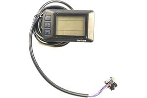 Giilayky Accessori per Biciclette Elettriche OMT- 36V48V Schermo LCD Accessori per Accessori Pannello di Controllo LCD per Bici Elettrica