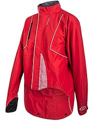 Santini Chaqueta de Ciclismo Rainproof Rojo L