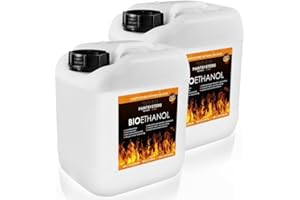 PAINTSYSTEMS REFINISH COLOURS Alcohol orgánico 100% 2 x 5 litros - BIOETHANOL para chimeneas de alcohol…