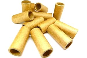 Kartonghylsa, 8,2 x 10,6 x 25 mm, brun, parallellt lindad, fast och robust, pyro pappersrör, pappershylsa, kartongrör, olika antal tillgängliga (50)