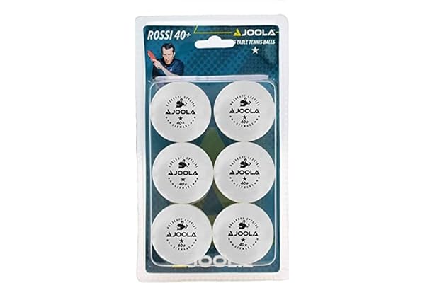JOOLA Bordtennisbollar Rossi 1-stjärna 40 vit 6-pack blister