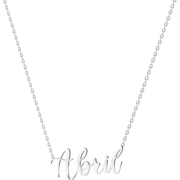 COLLANA NOME ALESSANDRA IN ACCIAIO- Gioielli Esclusivi in Argento, Acciaio e Ottone | Urania Preziosi