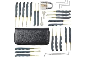 Yilu Professional 24 st set träningssats plockverktyg med lås