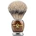 Jagen David ® ST9 - Silvertip Badger Shaving Brush [ %100 Genuine, Hand Made ] (Classic Wood + Silver)