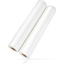 Sacchetti Sottovuoto Per Alimenti - 6 Rotoli, 20 E 28 Cm X 300 Cm, Per Conservazione E Cucina Sous Vide