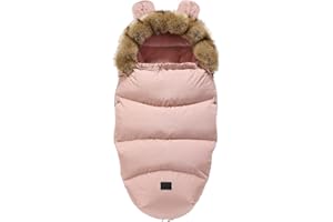 DSOAR Saco de Dormir para Cochecito Universal Saco de Dormir Invierno Cálido para Bebé Al Aire Libre Impermeable y Resistente al Viento, Adecuado para Cochecitos, Buggy, Cuna