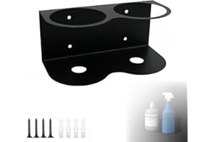 FENGJIAHUI Dosenhalter für Sprühflaschen, Sprühdosenhalter, Spraydosenhalter, Dosenhalter Werkstatt, Spray Bottle Storage Rack, 2 Schlitzen Sprühdosenhalter für Garage Geschäft und Zuhause