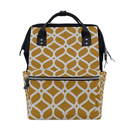 Preisvergleich Produktbild Abstrakte Geometrische Spalier Große Kapazität Wickeltaschen Mummy Rucksack Multi Funktionen Windel Wickeltasche Tote Handtasche Für Kinder Babypflege Reise Täglichen Frauen
