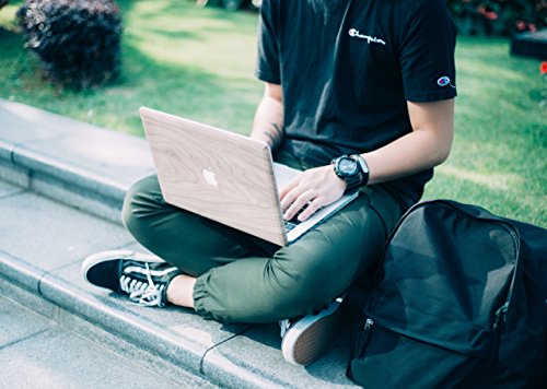 GMYLE Echte Walnuss Holz Haut Abdeckung Decal für The New Macbook 12 inch with Retina Display (Model: A1534) - 6