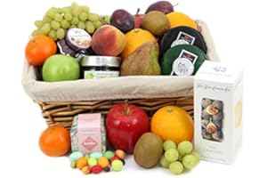 EXPRESS4FRUITS Tuscany Treat Fruit Hamper - Fruit Gift Baskets and Gift Hampers with Next Day UK delivery with Personal Message attached
