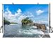 Produktbild MMPTn 7x5ft Kulisse Blauer Himmel Weiße Wolken Kleine Insel Fotografie Kulisse Fotohintergründe Studio Fotografie Kulisse Hintergrund Studio Requisiten LYXC240