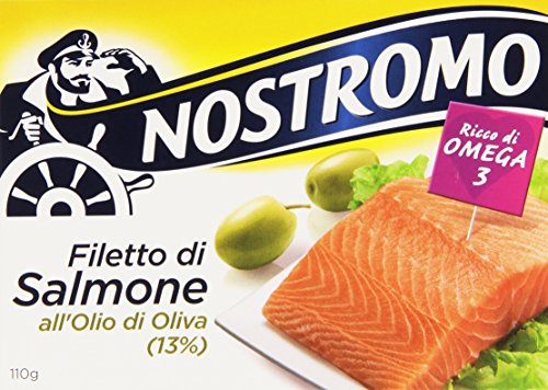 Preisvergleich Produktbild Nostromo Filetto di salmone (Lachs in Olivenöl), 110g