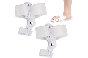 REQAG 2 pezzi Alluce Valgo Correttore, Borsiti Regolabile Raddrizzatori Alluce per Donne e Uomini con Alluce Valgo Cintura Allenamento per Il Rilievo Dell'alluce Alluce Valgo Correttore il Set per Giorno