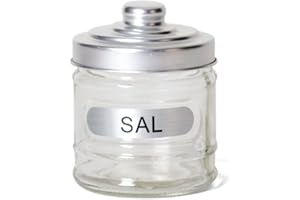 GERIMPORT Salero Silver 280ml Cristal