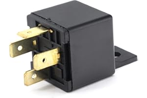 Area1 Roller Starterrelais Anlasser Relais 4-Pin, 12V, 30A kompatibel mit SR50, BWs Jog Neos, Speedfight 1 + 2, Jet Force Buxy Vivacity, Booster (50ccm 2 Takt Motoren)