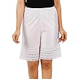 Wemyc Pettipants Nylon Culotte Slip Bloomers Split Skirt
