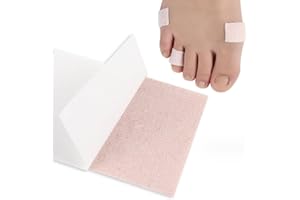 TUPSYBL 4 Sheets Callus Cushions Pads for Feet Toes Heel Soft Lint Corn Cushion Pads Self Adhesive Corn Protector Foot Care Cushions