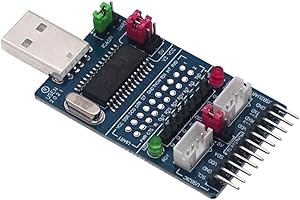 DollaTek CH341A USB vers SPI I2C IIC UART TTL ISP Module Adaptateur série Convertisseur EPP/MEM pour Le débogage de la Brosse série RS232 RS485