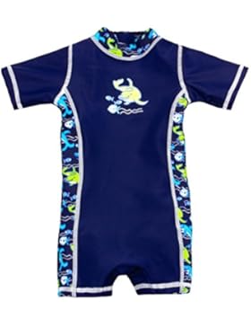 Landora® Baby- / Kleinkinder-Badebekleidung Einteiler mit UV-Schutz 50+ und Oeko-Tex 100 Zertifizierung in blau...