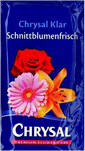 100 x 10g Schnittblumennahrung Blumenfrisch Blumen Frischhaltemittel Chrysal für 1,0l