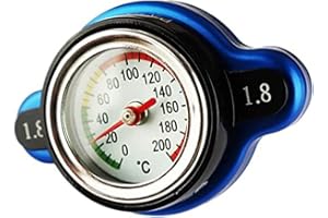 Forbikes 00-0620 Tappo radiatore acqua 1.8 con termometro integrato compatibile con moto Europee come Ktm, Aprilia, Husqvarna, Ducati